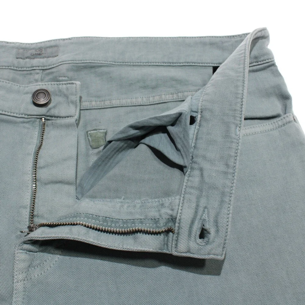 Teleria Zed For Garmany NWT Five Pocket Jeans Sz 40 US Cobra Blue Cotton & Linen